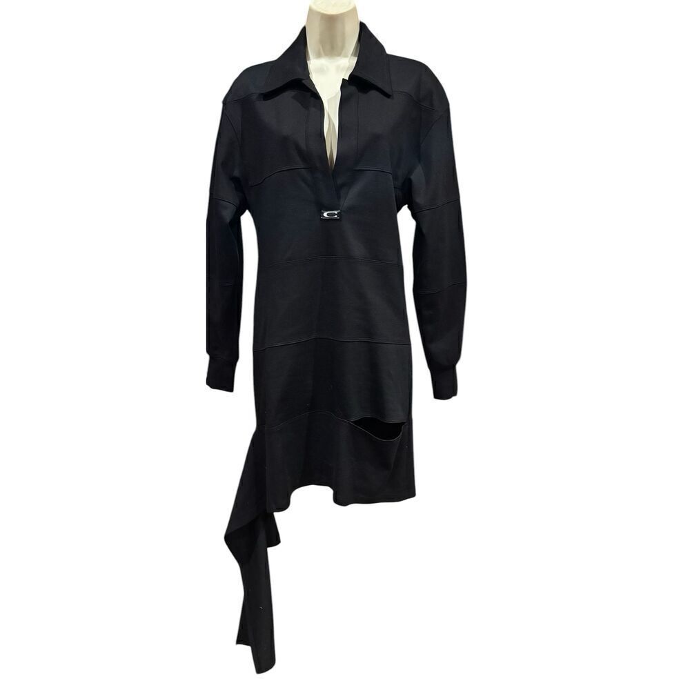 Commission Snipped Polo Dress in Black NWT Size 2